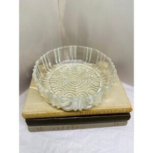 1930s Anchor Hocking Old Cafe Depression Glass Candy Dish 7x2